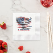 Vlag van de Verenigde Staten. Amerika Servet (Insitu)