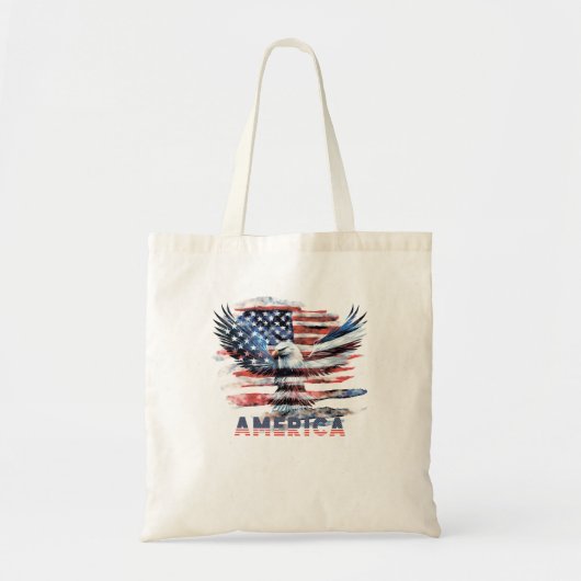 Vlag van de Verenigde Staten. Amerika Tote Bag (Voorkant)