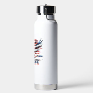 Vlag van de Verenigde Staten. Amerika Waterfles