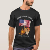 Vlag van de Verenigde Staten | AMERIKAANSE THANKSG T-shirt (Voorkant)