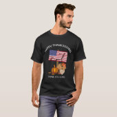 Vlag van de Verenigde Staten | AMERIKAANSE THANKSG T-shirt (Voorkant volledig)
