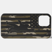 Vlag van de Verenigde Staten Bigfoot Bottomland Ca Case-Mate iPhone Case (Achterkant (horizontaal))