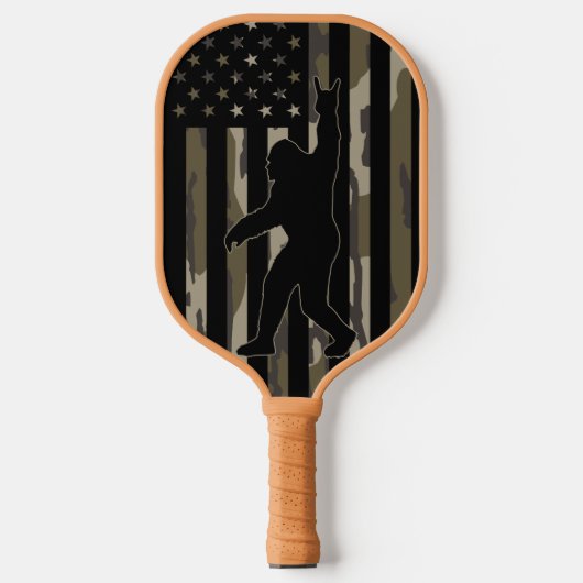 Vlag van de Verenigde Staten Bigfoot Bottomland Ca Pickleball Paddle (Voorkant)