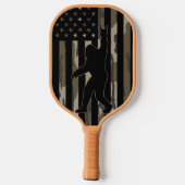Vlag van de Verenigde Staten Bigfoot Bottomland Ca Pickleball Paddle (Achterkant)