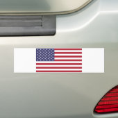 Vlag van de Verenigde Staten Bumpersticker (Op auto)