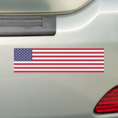 Vlag van de Verenigde Staten Bumpersticker (Op auto)