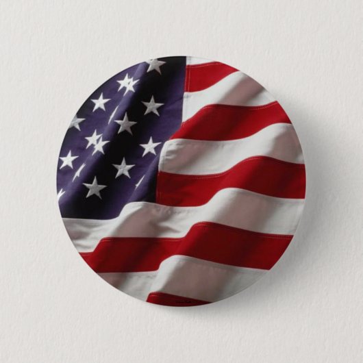 Vlag van de Verenigde Staten - Button- Ronde Button 5,7 Cm (Voorkant)