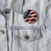 Vlag van de Verenigde Staten - Button- Ronde Button 5,7 Cm (In situ)