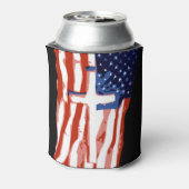Vlag van de Verenigde Staten (C) Blikjeskoeler (Blikje Achterkant)