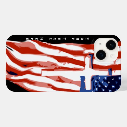 Vlag van de Verenigde Staten (C) Case-Mate iPhone Case (Achterkant (horizontaal))