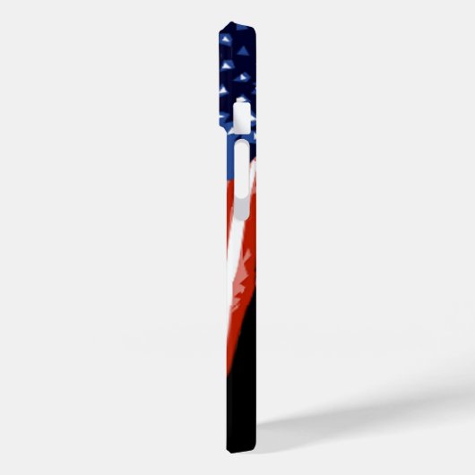 Vlag van de Verenigde Staten (C) Case-Mate iPhone Case (Achterkant / Links)