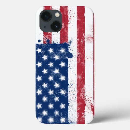 Vlag van de Verenigde Staten Case-Mate iPhone Case (Achterkant)