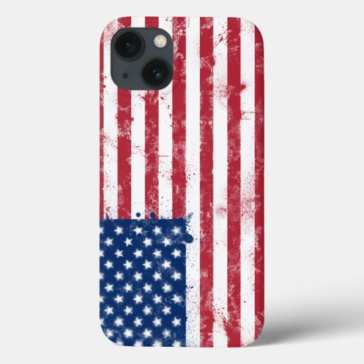 Vlag van de Verenigde Staten Case-Mate iPhone Case (Achterkant)