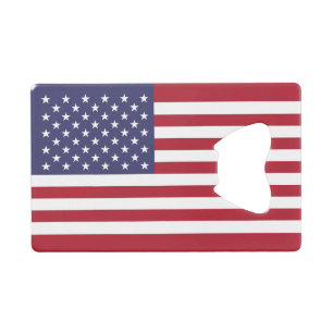Vlag van de Verenigde Staten Creditkaart Flessenopener