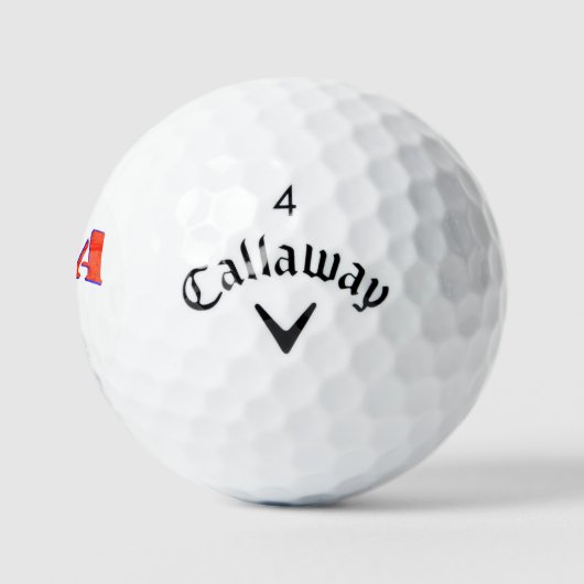 Vlag van de Verenigde Staten, Custom Callaway Golfballen (Logo)