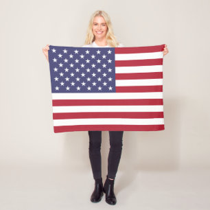 Vlag van de Verenigde Staten Fleece Deken