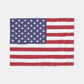 Vlag van de Verenigde Staten Fleece Deken (Voorkant (Horizontaal))