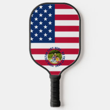 Vlag van de Verenigde Staten & fotosjabloon pickle