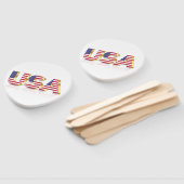 Vlag van de Verenigde Staten Hand Fan Patriotic Am Handwaaier (Niet-gemonteerd)