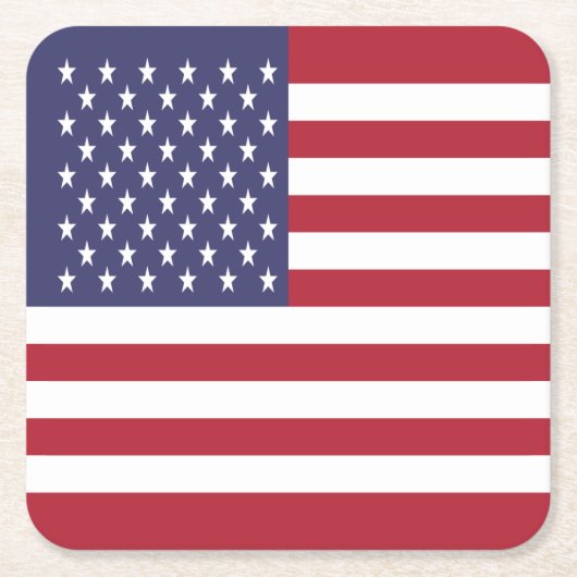Vlag van de Verenigde Staten Kartonnen Onderzetters (Voorkant)