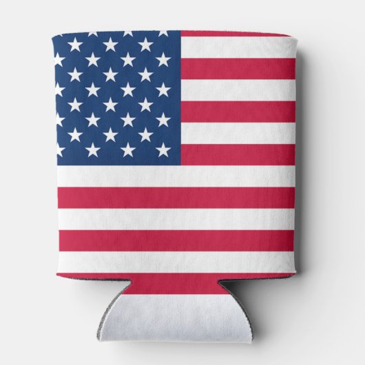 Vlag van de Verenigde Staten Koelbox American Patr Blikjeskoeler (Achterkant)