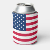 Vlag van de Verenigde Staten Koelbox American Patr Blikjeskoeler (Blikje Achterkant)
