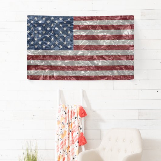 Vlag van de Verenigde Staten - Kreukvrij Spandoek (Insitu)