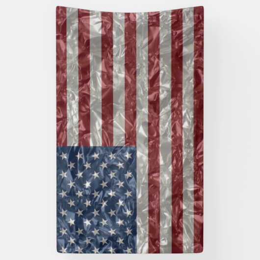 Vlag van de Verenigde Staten - Kreukvrij Spandoek (Verticaal)