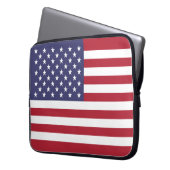 Vlag van de Verenigde Staten Laptop Sleeve (Voorkant Links)