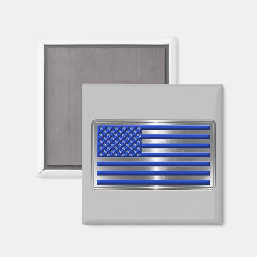 Vlag van de Verenigde Staten Magneet (Voorkant / Achterkant)