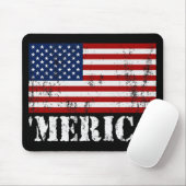 Vlag van de Verenigde Staten met drukcabine 'MERIC Muismat (Met muis)