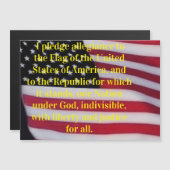 Vlag van de Verenigde Staten met pandmagneet (Voorkant / Achterkant)