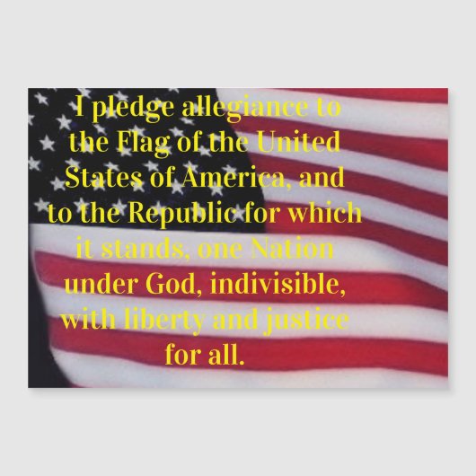 Vlag van de Verenigde Staten met pandmagneet (Voorkant)