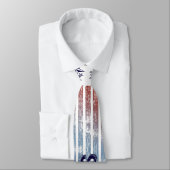  vlag van de Verenigde Staten met Star - Kansas Stropdas (Gebonden)