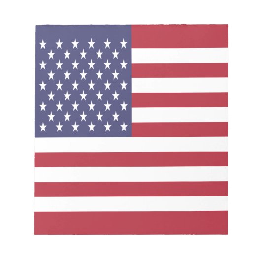 Vlag van de Verenigde Staten Notitieblok (Voorkant)