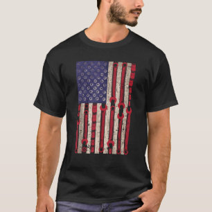 Vlag van de Verenigde Staten op 4 juli 2004 T-shirt
