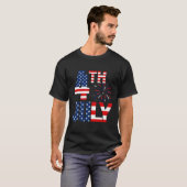 Vlag van de Verenigde Staten - Patriottische Ameri T-shirt (Voorkant volledig)