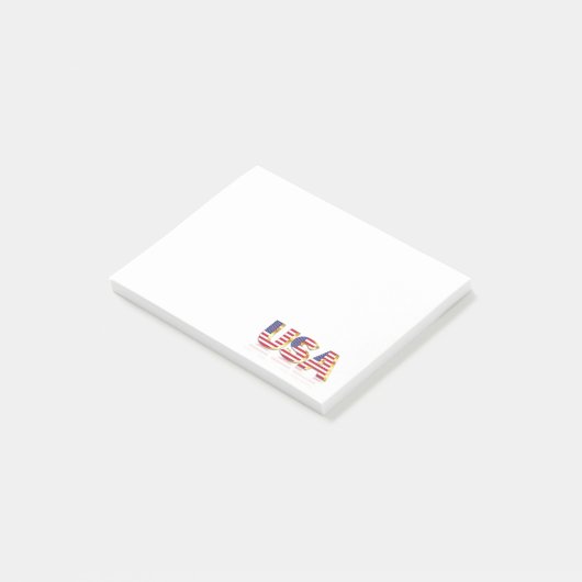 Vlag van de Verenigde Staten Post-it® Notes (Schuin)