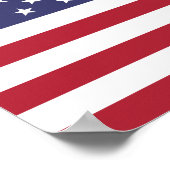 Vlag van de Verenigde Staten Poster (Hoek)