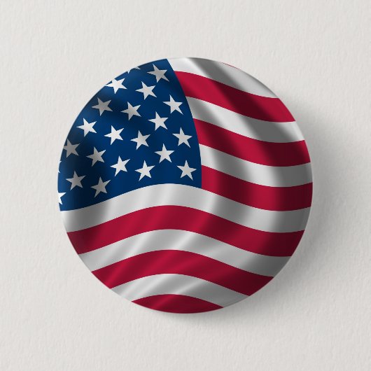 Vlag van de Verenigde Staten Ronde Button 5,7 Cm (Voorkant)