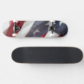 Vlag van de Verenigde Staten Skateboard (Horizontaal)