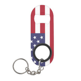 Vlag van de Verenigde Staten Sleutelhanger Flessenopener