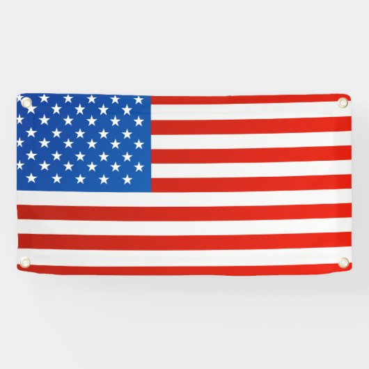 Vlag van de Verenigde Staten Spandoek (Horizontaal)