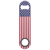 Vlag van de Verenigde Staten Speed Flessenopener (Achterkant)