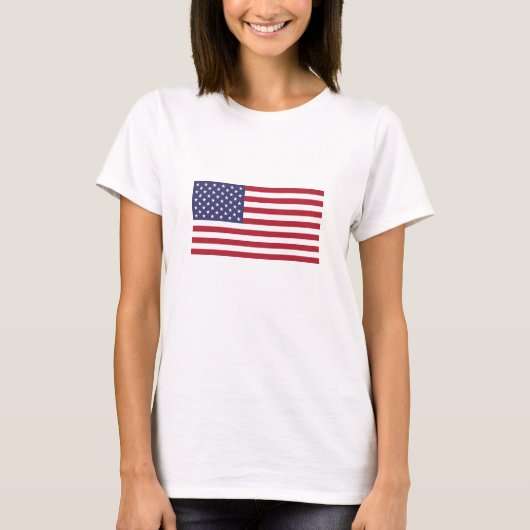 Vlag van de Verenigde Staten T-shirt (Voorkant)