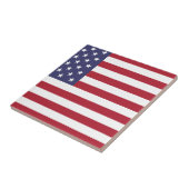 Vlag van de Verenigde Staten Tegeltje (Zijkant)