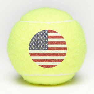 Vlag van de Verenigde Staten Tennisballen