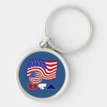 Vlag van de Verenigde Staten USA Voetbal Blauwe Ac