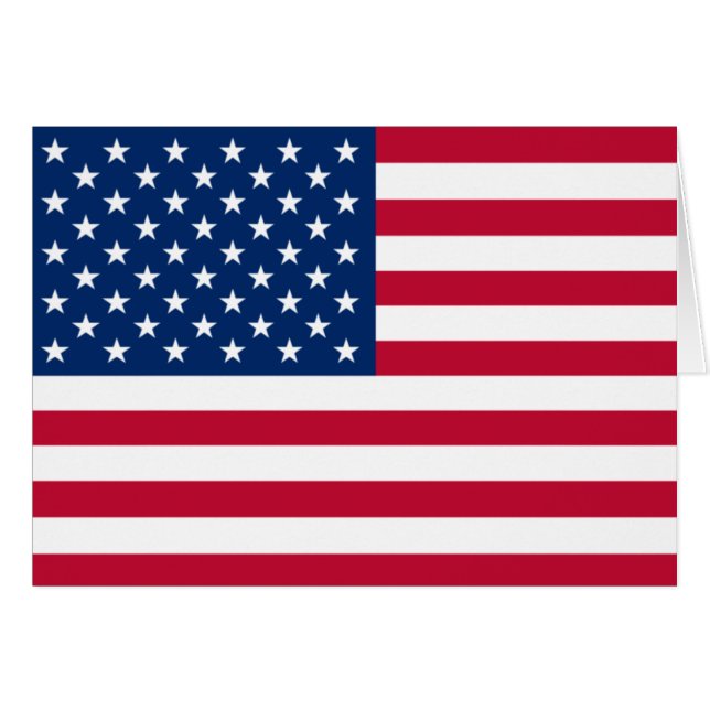 Vlag van de Verenigde Staten van Amerika (Voorkant Horizontaal)