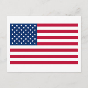 Vlag van de Verenigde Staten van Amerika Briefkaart